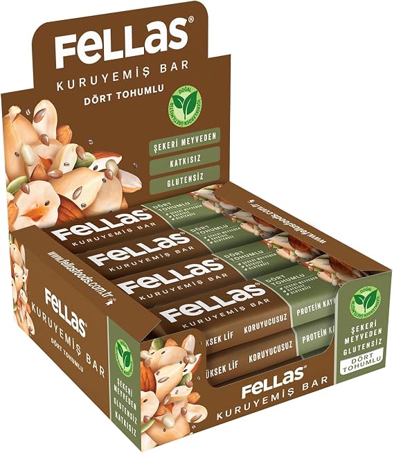 Fellas Four Seed Nuts Bar 12x30 gr