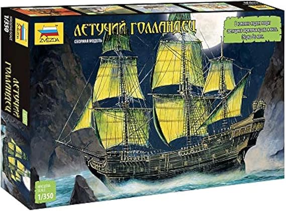 Zvezda Model Kit 6515 Ghost Sailing Ship Flying Dutchman
