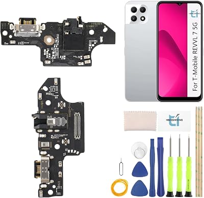 USB Charging Port for T-Mobile Revvl 7 5G Dock Connector Replacement for Revvl 7 5G TMRV075G Charger Port Dock Board Repair Parts