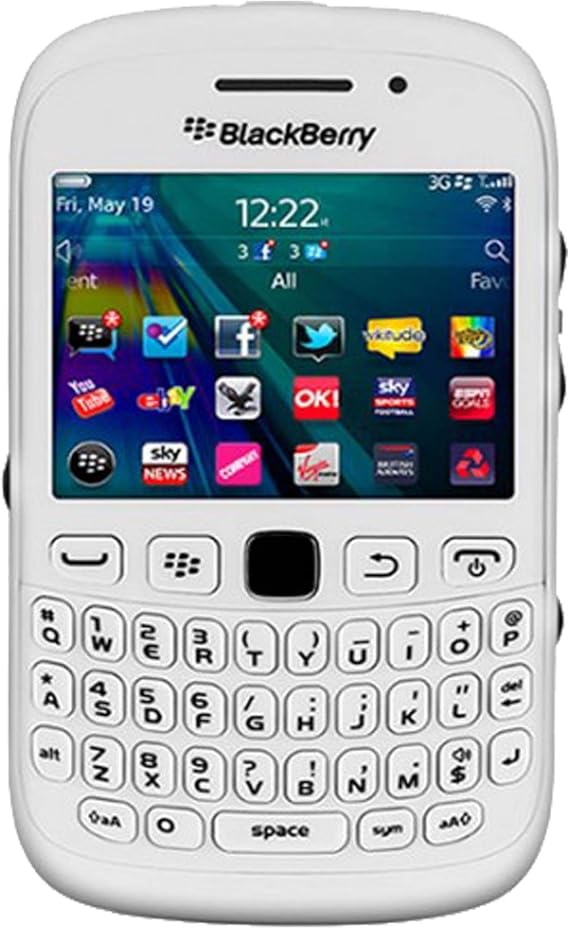 BlackBerry Curve 9320 Qwerty (GSM Only, No CDMA) Factory Unlocked 2G GSM 3G Simfree Cell Phone (White) - International Version