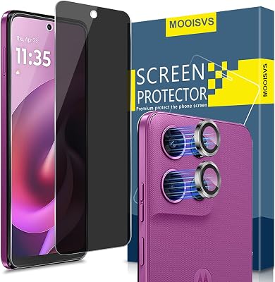 Moonshield MOOISVS [2 Pack] Privacy Screen Protector for Nokia X100, Ultra HD Tempered Glass Film,Anti-Spy,9H Hardness,Case Friendly,Anti-Scratch, Bubble Free, Transparent