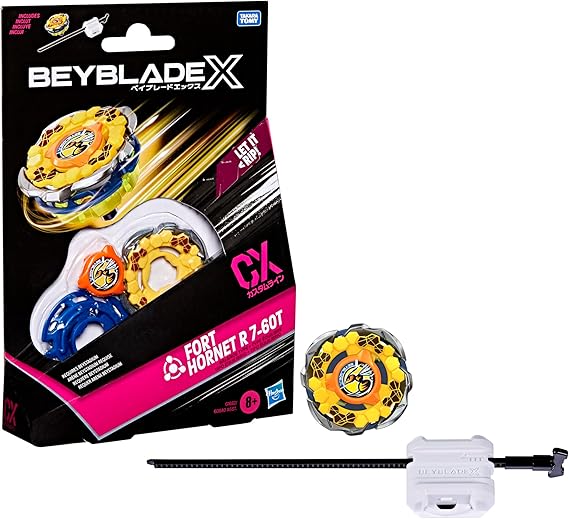 Hasbro Beyblade X Fort Hornet R 7-60T CX Starter Pack Spinning Top and Starter Pack