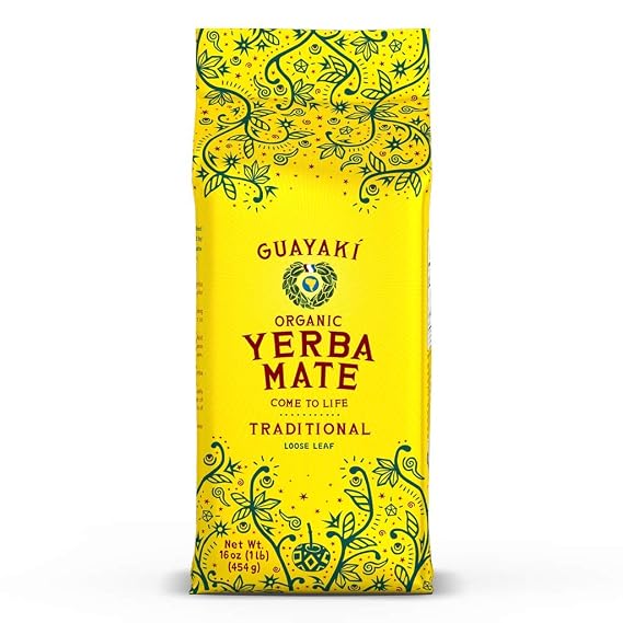 Guayaki Yerba Mate, Organic Traditional Loose Leaf, 16 oz