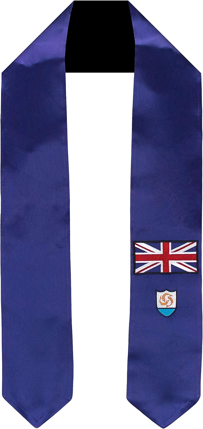 Vision Wear Flag Graduation SashStole Caribbean International Study Abroad Adult Unisex