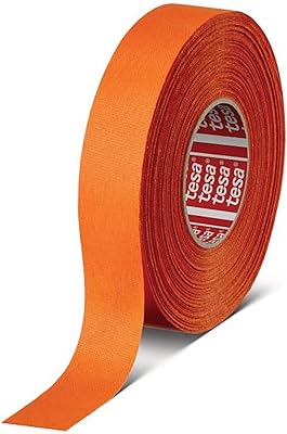 tesa PET Cloth Wire Harness Tape [Flame Retardant] 51036: 34 in. x 27.3 yds. Orange