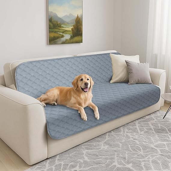 water-absorbent surface waterproof bottom Dog Bed Cover Pet Blanket Sofa Couch Furniture Protector for Kids Children Dog Cat (137 * 208CM)