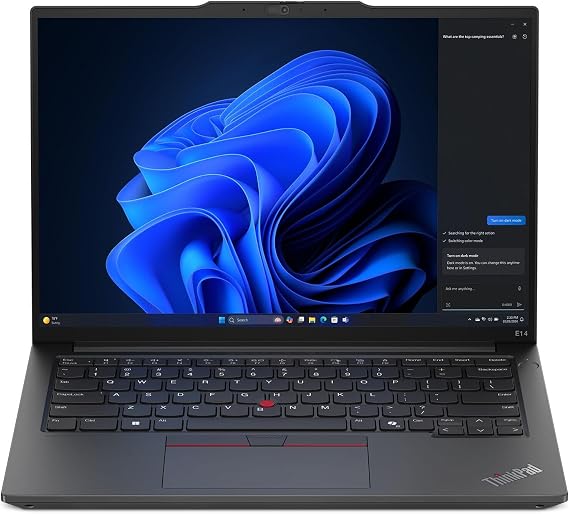 Lenovo 2025 Laptop | ThinkPad E14 Gen 6 | 14" 1920x1200 Touch IPS | Intel-12 Core Ultra 7 155U | 48GB DDR5 | 1TB SSD | Windows 10 Pro | Wi-Fi 6 - BT 5.2 - Backlit KB - 1080p FHD Camera - Black