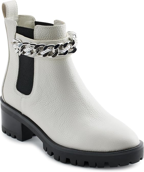 KARL LAGERFELD Paris Women's Lug Bottom Pierson Mid Shaft Boots