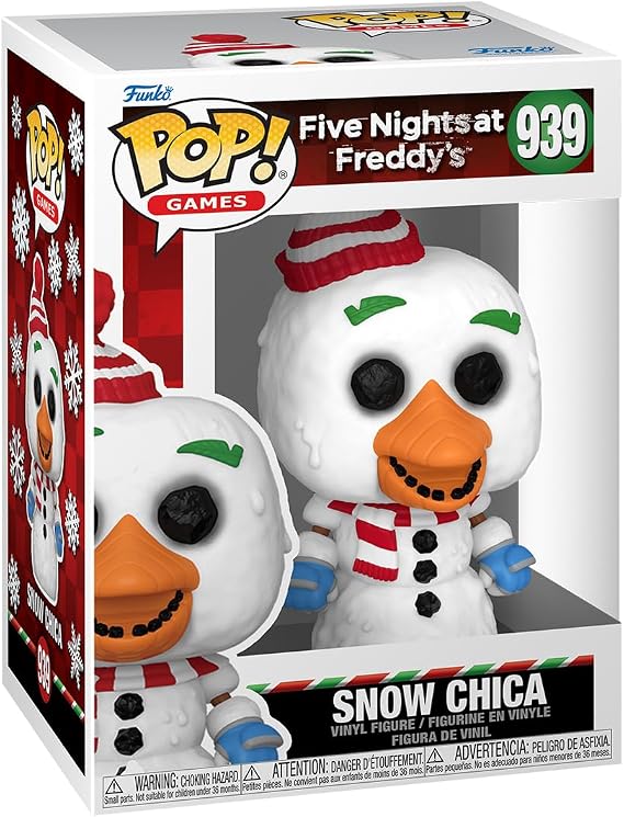 Funko POP! FNAF Funko Pop Five Nights at Freddy's Holiday Chica Figure Five Nights at Freddy's