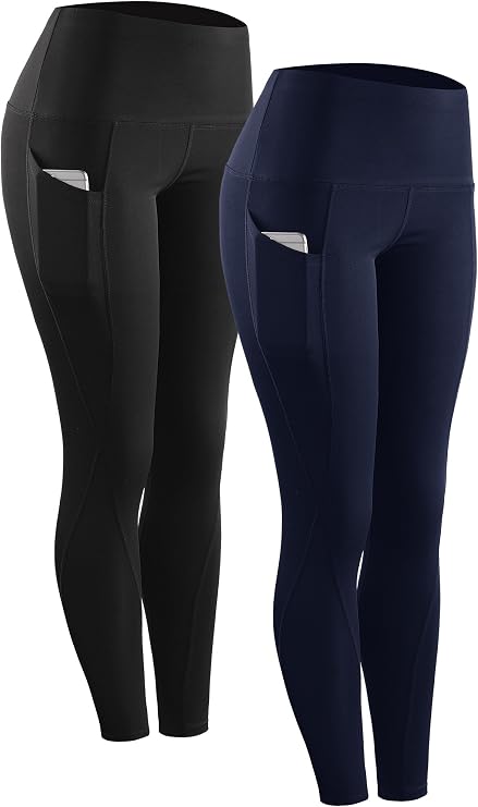 NELEUS Women's High Waist Running Workout Leggings for Yoga with Pockets
