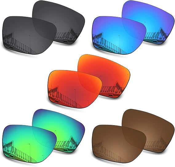Well-aimed Replacement Lenses Compatible with Roka Barton E3506 56mm Sunglasses - Value Pack 502