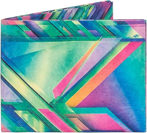 mighty wallet - Ultra Slim Minimalist Tyvek Wallet for Men, Thin Front Pocket Card Holder, Tear Resistant Lightweight Bifold, Original Paper Wallet, Future14, One Size, Mighty Wallet