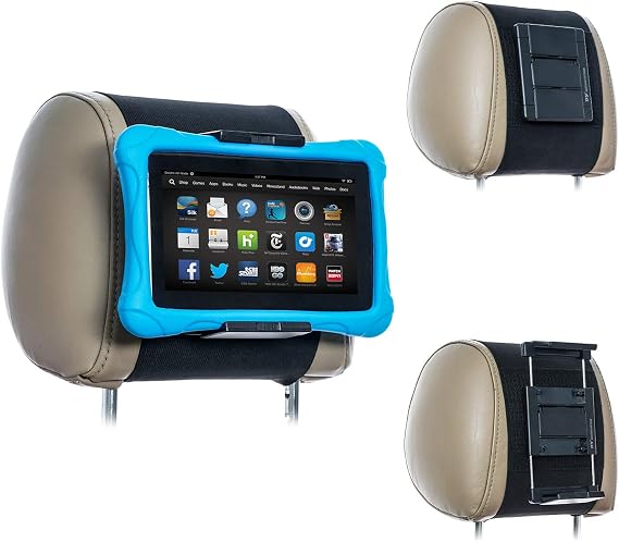 TFY Car Mount, Universal Car Headrest Mount Holder for Kindle, 7 10 Inch Fire Tablets