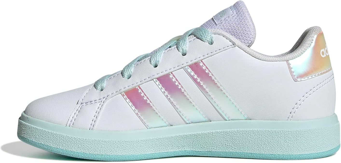 Adidas Unisex-Child Grand Court 2.0 Elastic Lace & Strap