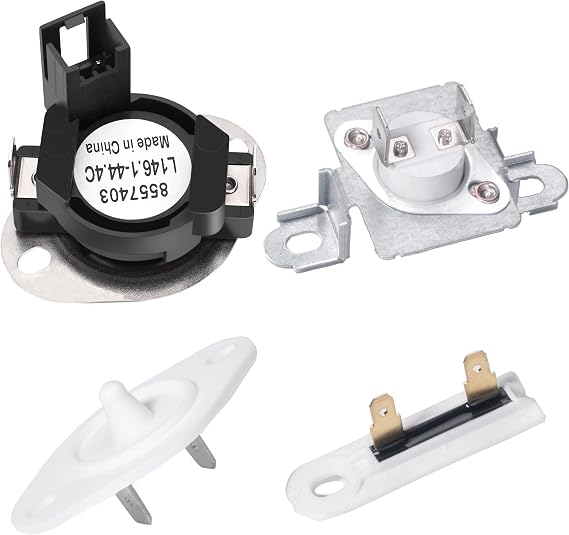 280148 Thermal Cut-off Kit 8577274 Thermistor 3392519 Fuse Dryer Parts | Fit for Whirl-pool May-tag WED7300XW0 WED7400XW0 WED9600TW1 WED7400XW0 WED7505FW0 WED7540FW0 WED7540FW1 WED7590FW0
