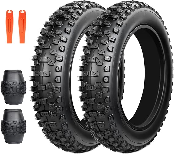 1/2パック ファットタイヤ Ebike マウンテンバイク 高耐久 高性能 耐摩耗性 スノーバイクタイヤ 20/26 x 4.3色