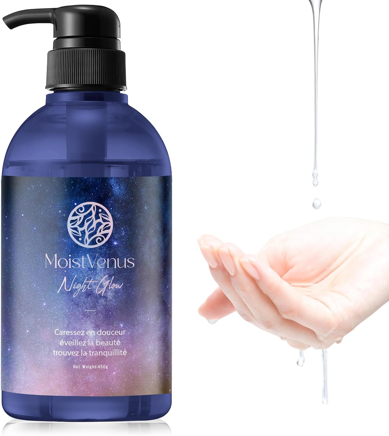 Magazine ListedWinner: 15.9 fl oz 450 ml Lubricating Jelly, Human Stem Cells, Beauty Extract, Lotion, Large Capacity, Organic Moisturizing Venus Night Glow Pregnancy Moisturizing Gel, Non-Alcoholic