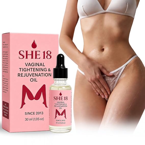 SHE18 TIGHT Vaginal Tightening Oil (Cream gel) - All Natural, V Tight Oil (Cream gel) for Women, 30ml