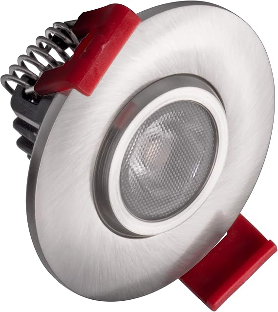 NICOR Lighting 2 inch LED Gimbal Recessed Downlight in Nickel, 2700K (DGD211202KRDNK)