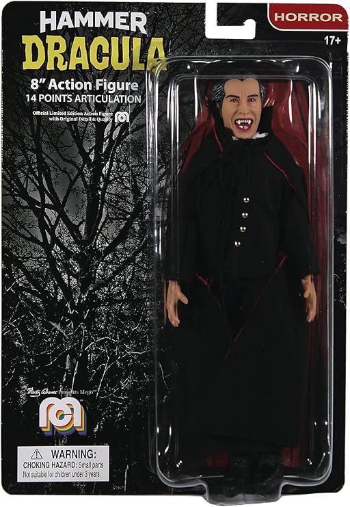 Mego Horror Hammer Dracula 8" Action Figure Multicolor