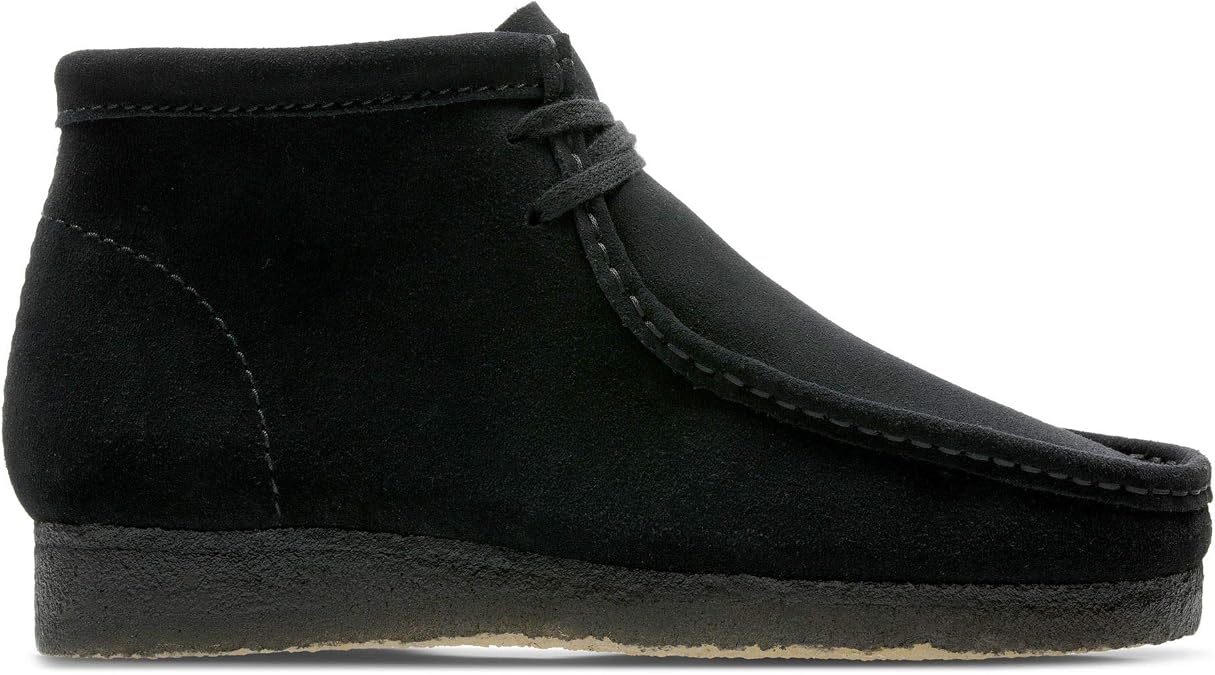 Clarks Originals Mens Wallabee Boot Suede Black Boots 11 US