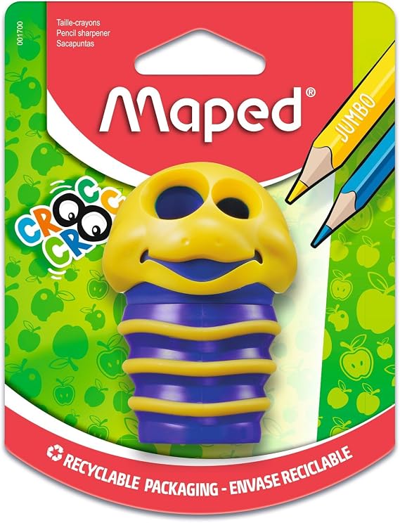 Maped Croc Croc Sharpener, Assorted Colors (001700ST)