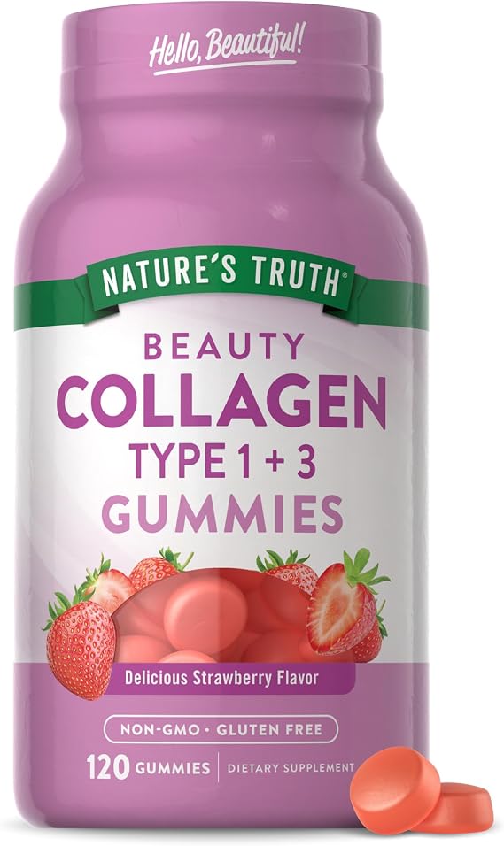 Nature's Truth Collagen Peptide Gummies for Women | 120 Count