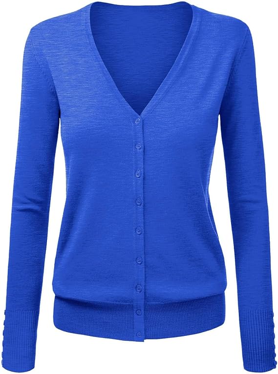 SHAOBGE Womens Fall Fashion 2024 Women's V Neck Cardigan Sweater Plus Jacket Solid Color Knitted Winter Clothes