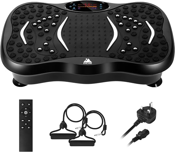 EVOLAND Vibration Plate Exercise Machine, Fitness Vibration Trainer