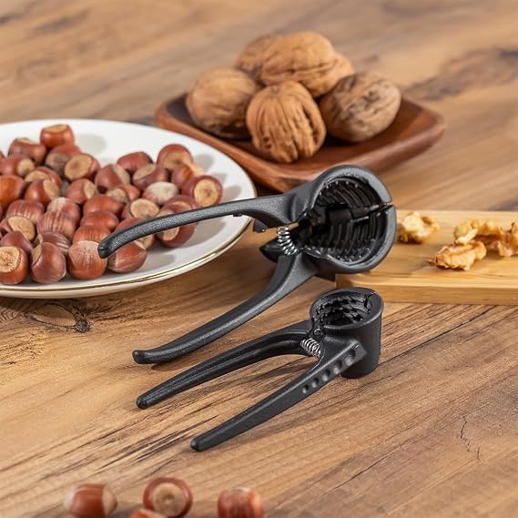 Deconox Casting 2-Piece Terminator Hazelnut and Walnut Crusher, Casting Stainless Walnut and Hazelnut Cracker Set of 2 (16cm*5cm-12cm*5cm) (2-Piece SET)