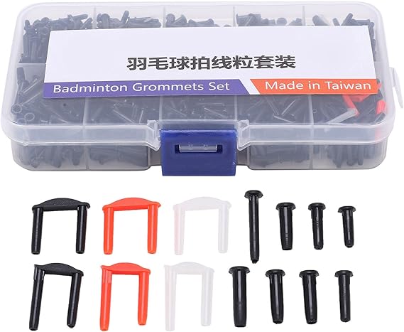 Badminton St Protector, Nylon Badminton Grommets Set, Portable Racket Replacement Badminton Grommets Tool