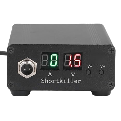 Mobile Phone Circuit Detector, VCC Power Supply Short Circuit Detector with Multiple Real Time Display Short Circuit Detection Box for Phone PC Motherboard Repair