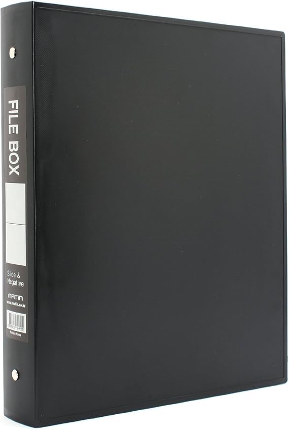 Matin File Box Archival Ring Binder for Archive Negative FilmSlide Pages Storage Sheets Sleeves