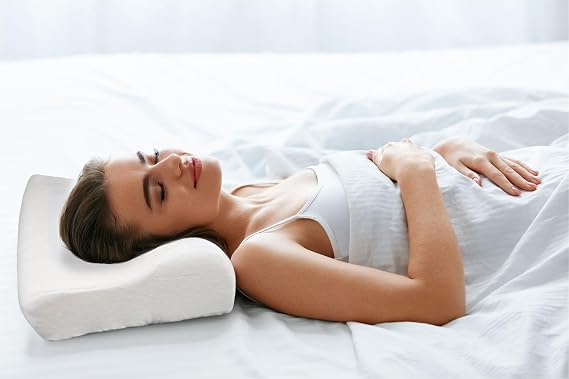 Bestfor Cooling Gel Memory Foam Contour Pillow for Superb Comfort and Support. Luxurious Soft Touch Velvet Cover can be removed and machine washed at low temperature. 50x30cm.