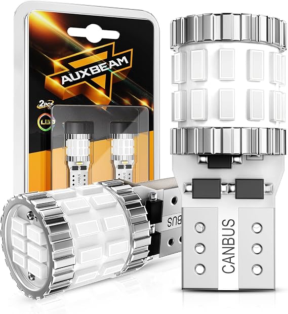 Auxbeam B1 Series 194 LED Bulbs Red 168 2825 T10 W5W Bulb