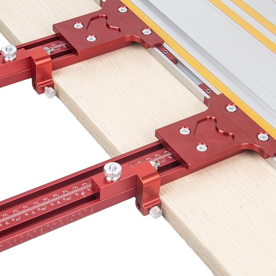 Track Saw Parallel Guide System for Woodworking Repeatable Rip Cuts for Track Saw Guide Rail Compatible with Makita, Milwaukee