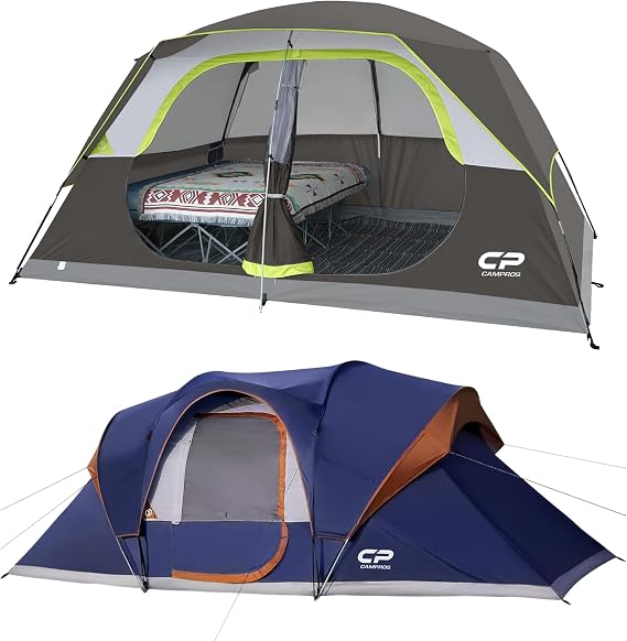 CAMPROS CP Tent 8 and 10 Person Camping Tents