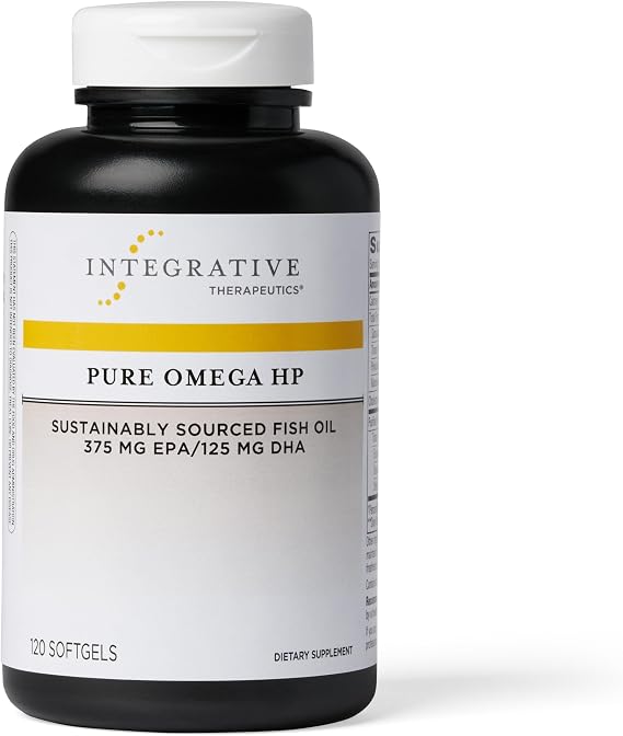 Integrative Therapeutics Pure Omega HP Fish Oil, 120 Softgels