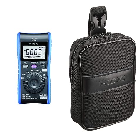 HIOKI Digital Multimeter DT4223 Slim Model Tester DMM Made in Japan Carrying Case C0200 Set