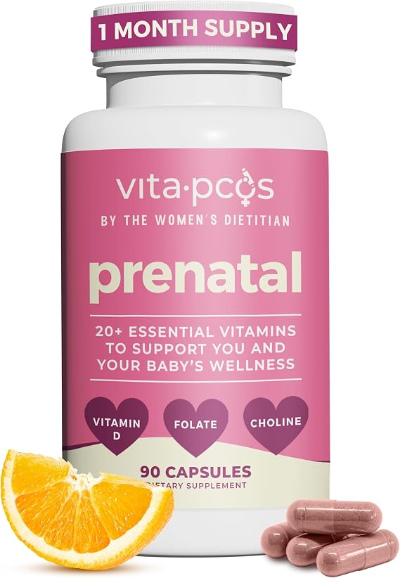 Prenatal Vitamins for Women - 20+ Essential Multivitamin Blend, 60 Capsules