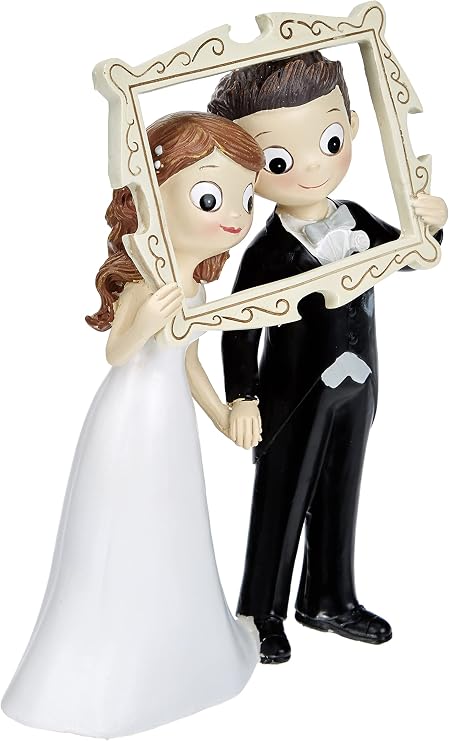 Mopec Pop&Fun Figure for Cake, Resin, White, 9.5 x 18.7 x 25.5 cm