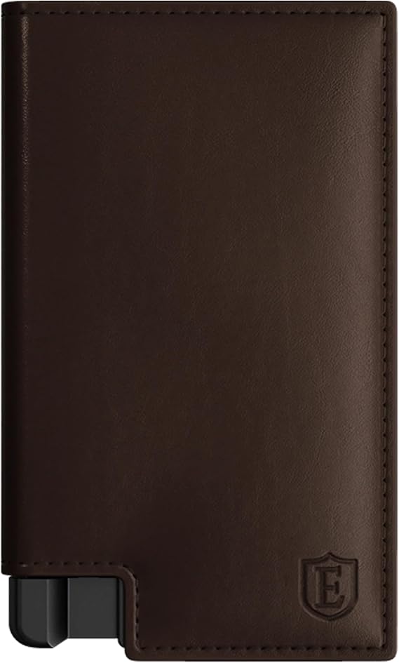Ekster Men's Wallet - Parliament Mens Leather Minimalist Wallet - Brown