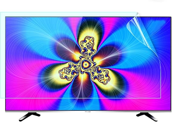 42-65" Anti-Vibration TV Screen Protector - Filter Blocking UV & Blue Light LCD, LED, 4K OLED & QLED HDTV Display 400 to 450nm, 42" 930*525
