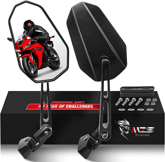 MZS Racing Motorcycle Mirrors for CBR600RR Hayabusa GSXR 600 750 1000 R6 R1