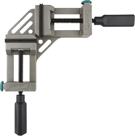 Wolfcraft 3415000 Mobile Clamp Versatile and Quick Clamping force up to 200 kg - suitable for carpentry welding and nailing - made in Europe