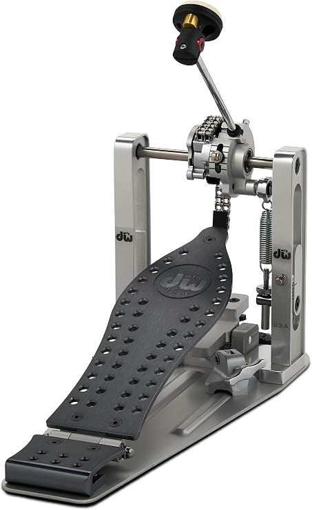 DW MFG Series Colorboard Machined Chain Drive Bass Drum Pedal w/Bag, Gun Metal Edition
