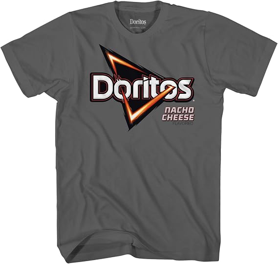 Doritos Mens Nacho Cheese Shirt Flamin Hot, Cool Ranch, Nacho Cheese Graphic T-Shirt