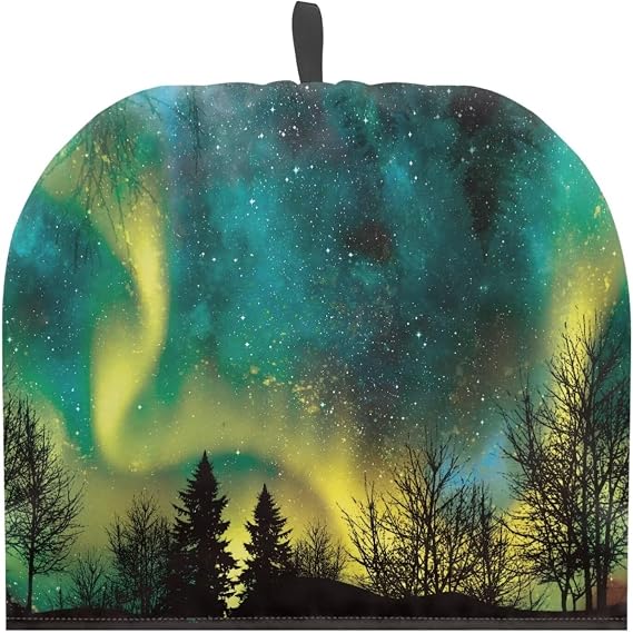 Aurora Print Teapot Warmer - Insulating Tea Cozy for Teapot, Kitchen Home Decorative Keep Warm Tea Pot Decor