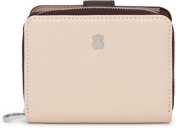TOUS Dorp Mole Purse, Taupe, 8 x 10.5 x 2.5 cm