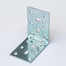 Mobilya (50 ADET) Eşya Dolap Duvara Sabitleme Köşebent Bağlantı Aparatı L Demiri Gönye 40x60x60 Mm